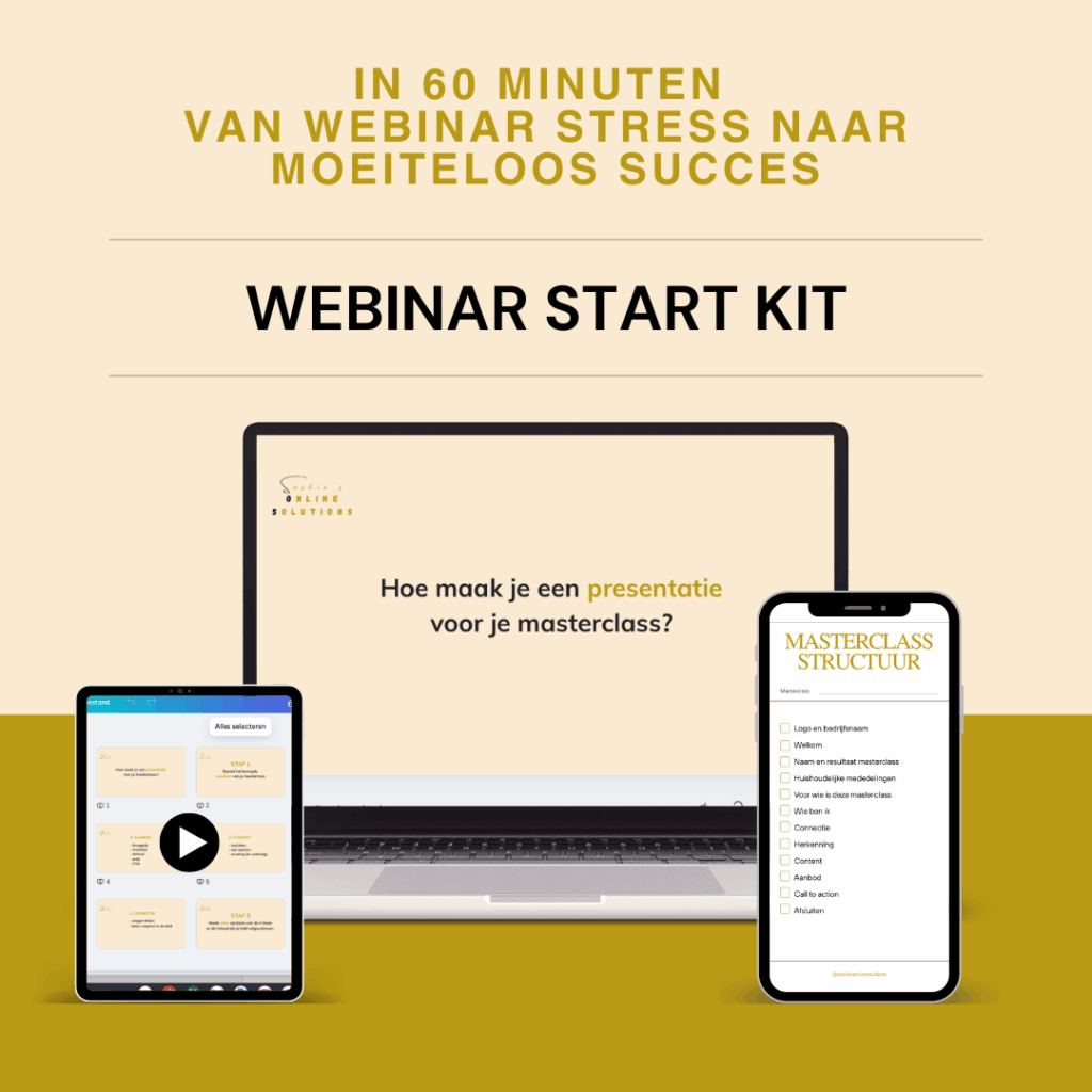 Webinar Start Kit